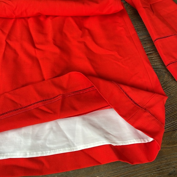 Piazza Sempione red wool sheath dress EUC size 42 - Picture 7 of 14